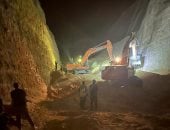 مصرع 3 عمال بينهم طفلان فى انهيار جزئى بجبل داخل محجر بالسويس