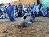التحطيب في أفراح الصعيد.. رقصة الشهامة على أنغام المزمار