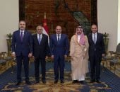الرئيس السيسى يستقبل وزراء خارجية باكستان والسعودية وتركيا ويؤكد أهمية التنسيق الرباعى لمواجهة أزمات الإقليم.. الرئيس يشدد: الاتفاق بين أمريكا وإيران يجب أن يضمن أمن دول مجلس التعاون الخليجى والدول العربية