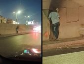 الثقب الأسود يعود.. لغز جديد أسفل كوبري جمال عبد الناصر بالقاهرة الجديدة والأمن يفحص