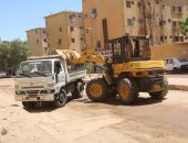 محافظة أسوان تنجح فى رفع 380 طن مخلفات من الشوارع