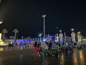 ساحة مصر.. متنفس الأهالي ووجهة عشاق التصوير والترفيه بـ بورسعيد.. صور