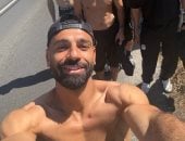 محمد صلاح يوثق تلاحم نجوم المنتخب في شوارع أمريكا.. صورة 