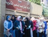 بدء دخول طلاب الثانوية للجان استعدادا لامتحان اللغة الأجنبية الثانية..صور