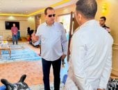 مديرية أمن الفيوم تنظم حملة للتبرع بالدم للمرضى.. صور