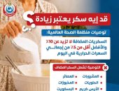 وزارة الصحة تكشف معلومات هامة عن استهلاك السكر اليومي