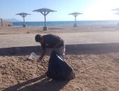 حملات مكثفة لرفع كفاءة كورنيش وشاطئ نويبع حفاظا على المظهر الحضاري للمدينة