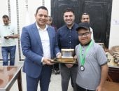رئيس جهاز تنمية مدينة السادات يكرم ذوي الهمم أبطال ألعاب القوى البارالمبية