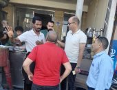 رئيس مدينة رأس سدر يطلق حملة بالسوق التجارى لإزالة الإشغالات 