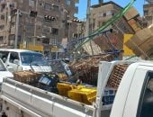 ضبط ومصادرة 630 مخالفة في حملة مكبرة لشرطة المرافق بحى شرق سوهاج