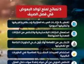 وزارة الصحة تقدم 5 نصائح لمنع توالد البعوض خلال فصل الصيف