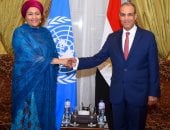 وزير الخارجية يستقبل نائبة سكرتير عام الأمم المتحدة