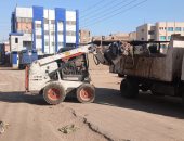 رفع 120 طن من القمامة والمخلفات الصلبة والاتربة بـ 3 قرى بمركز سوهاج