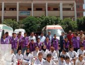 الشباب والرياضة ببنى سويف تشارك فى الحملة القومية للتبرع بالدم