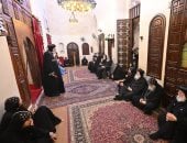 البابا تواضروس يطيب جسدي القديسين الأنبا موسى والأنبا إيسيذوروس بدير البراموس