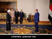 هدى عيسى تؤدي اليمين أمام الرئيس السيسي رئيسًا لهيئة النيابة الإدارية