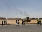 بدء أعمال التجهيزات بمدينة الصحفيين.. توصيل خطوط المياه والصرف.. صور