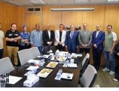 رئيس هيئة الدواء يزور اليوم السابع ورئيس التحرير يستقبله