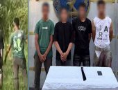 ضبط المتهمين بالتعدي على شخص بسلاح بسبب موبايل ..فيديو