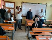 توافد طلاب الثانوية الأزهرية على لجان اللغة الأجنبية الثانية بالإسماعيلية