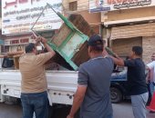 ضبط ومصادرة 295 مخالفة من الإشغالات والمرافق بحى شرق سوهاج
