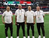 حسام حسن وجهاز المنتخب يعاينان ملعب مباراة مصر وأستراليا.. صور