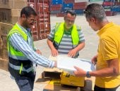 الرقابة على الصادرات تواصل العمل بميناء السويس خلال العطلة لتسريع الإفراج الجمركى