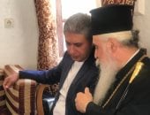 وزير السياحة والآثار يزور دير سانت ويلتقي الأنبا سيميون مطران الدير