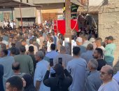 أهالى البحيرة يشيعون جثمان أمين شرطة إثر إستشهاده أثناء عمله بالإسكندرية