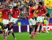 منتخب مصر يتعادل مع أستراليا 1-1 واللجوء للوقت الإضافى.. صور 