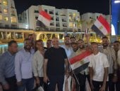 مدينة الجلالة تتحول إلى كرنفال احتفالا بتأهل المنتخب لدور الـ16.. صور وفيديو