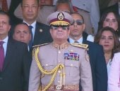 بحضور الرئيس السيسي.. عزف السلام الوطني خلال افتتاح مقر القيادة الاستراتيجية