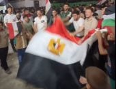 مقاطع فيديو توثق احتفالات فى غزة ورام الله بعد فوز منتخب مصر على استراليا
