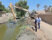 بدء ثانى أيام البحث عن تمساح شبرامنت بالجيزة.. واستمرار تمشيط مصرف الجنينة
