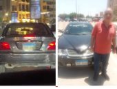 ضبط المتهم بطمس لوحات سيارة في مصر القديمة