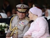 بصور جديدة بجوار الرئيس من مقر القيادة الاستراتيجية.. السيدة انتصار السيسى: لحظة فخر وحب
