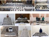 الداخلية تضبط طن مخدرات بقيمة 114 مليون جنيه ومقتل عنصر جنائى