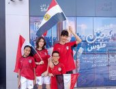 علم مصر يزين الشوارع تشجيعًا لمباراة الفراعنة والأرجنتين