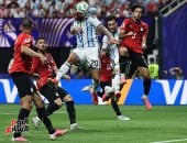 مصر تنهي سلسلة قياسية لمنتخب الأرجنتين بعد التقدم في الشوط الأول.. صور 
