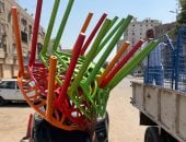 حملة مكبرة لرفع إشغالات المقاهى والمحال بحى العجوزة.. صور