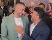 أحمد العوضى وعصام السقا وأبطال فيلم شمشمون ودليلة يحتفلون بالعرض الخاص
