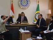 نائب محافظ الدقهلية يترأس اجتماعا لمناقشة توفيق أوضاع شاغلي الوحدات بعمارة شارع بورسعيد