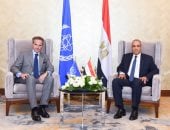 وزير الخارجية يلتقى المدير العام للوكالة الدولية للطاقة الذرية بمدينة العلمين
