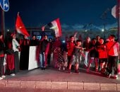 أبناء ياسر إبراهيم وكتاليا إمام عاشور يخطفون الأنظار فى احتفالية المنتخب