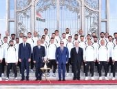الرئيس السيسى: الرياضة ليست فوزًا وخسارة فقط والأهم هو احترام الناس للمنتخب.. صور 