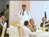مرموش لـ الرئيس السيسى: مبسوطين بوجودنا مع حضرتك والحمد لله رفعنا اسم مصر
