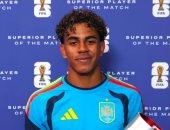 لامين يامال رجل مباراة إسبانيا وبلجيكا فى كأس العالم