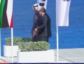 الرئيس السيسي يستقبل الشيخ محمد بن زايد في مطار العلمين