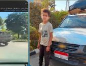 ضبط طفل يقود سيارة ربع نقل بالمعادي لجمع القمامة.. فيديو