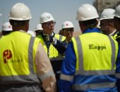 وزير البترول يتفقد محطة ضواغط الغاز شمال الأردن تنفذها فجر وبتروجت وإنبي